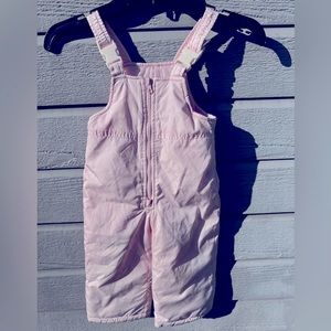 Carter’s Light Pink Bib Snow Suit 24 months